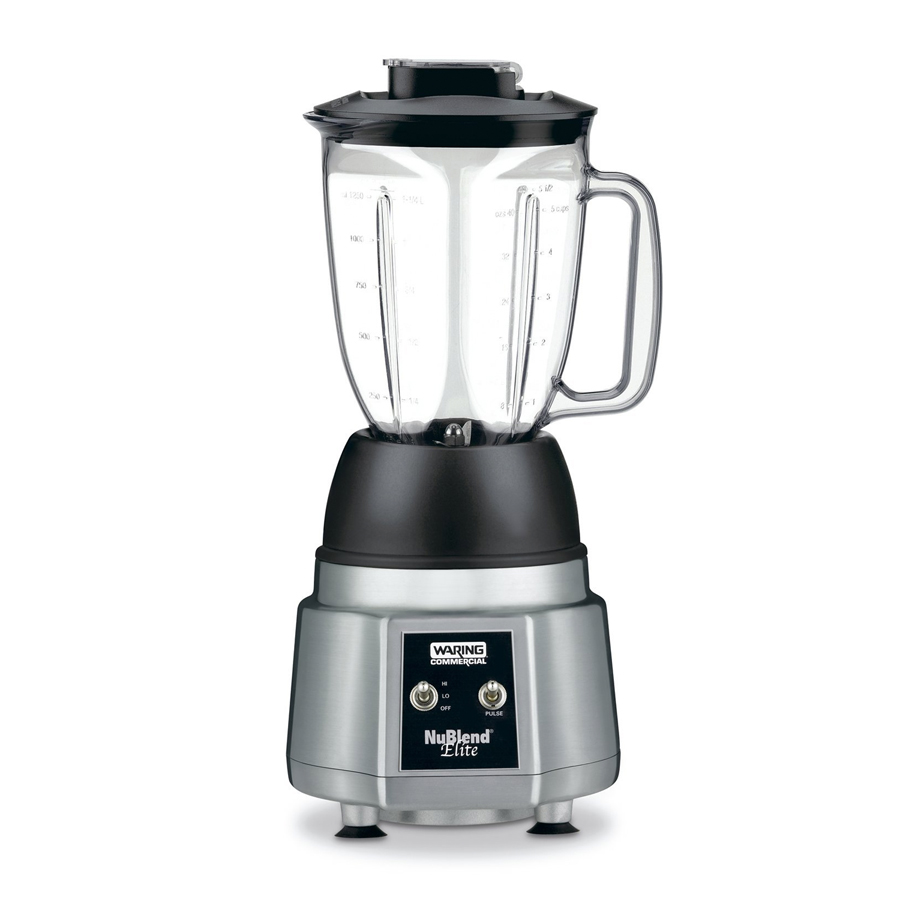 Waring Commercial BB190 NuBlend 3/4 HP Elite Commercial Blender with 44-Ounce Polycarbonate Container